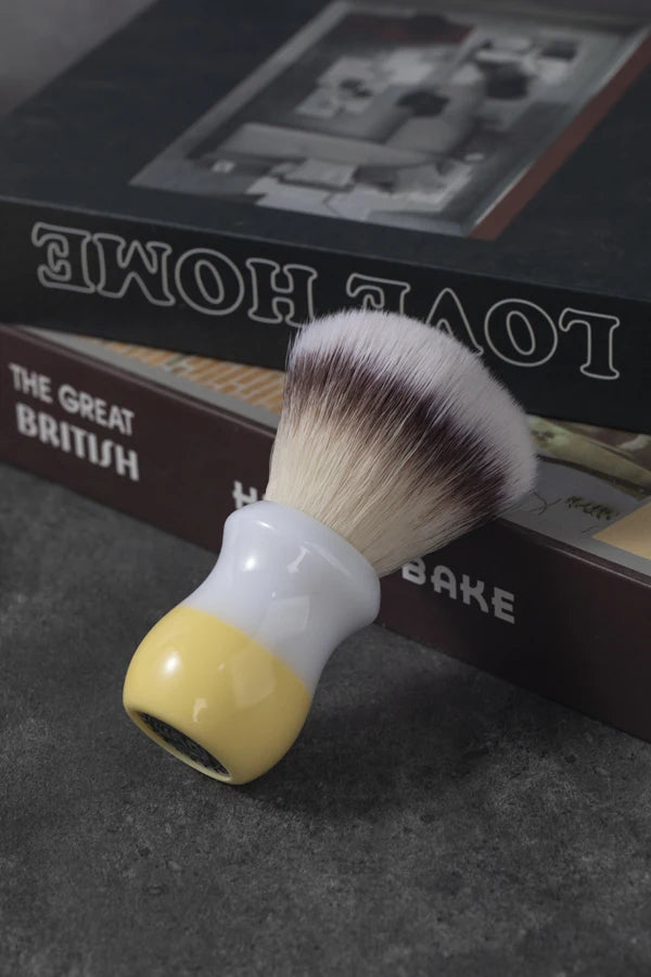 YAQI Naicha （Milk tea） Synthetic Hair Mens Wet Shaving Brush