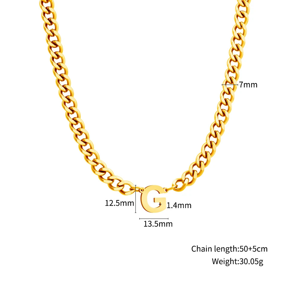 Initial Necklace Chain Initial Necklace Personalized Letter Initial Necklace Rope Chain Necklace With Initial чокер из бисера