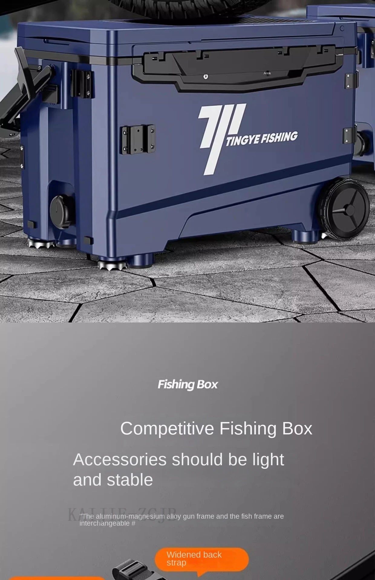 Fishing 32L Ultralight Fishing Box with Wheel Multifunctional Thickened Fishing Cooler Box Set Fishing Equipment Tool Box