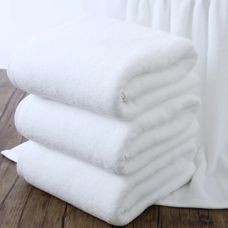 80*180/100*200cm White Large Bath Towel Thick Cotton Shower Towels Home Bathroom Hotel Adults Toalha de banho Serviette de bain