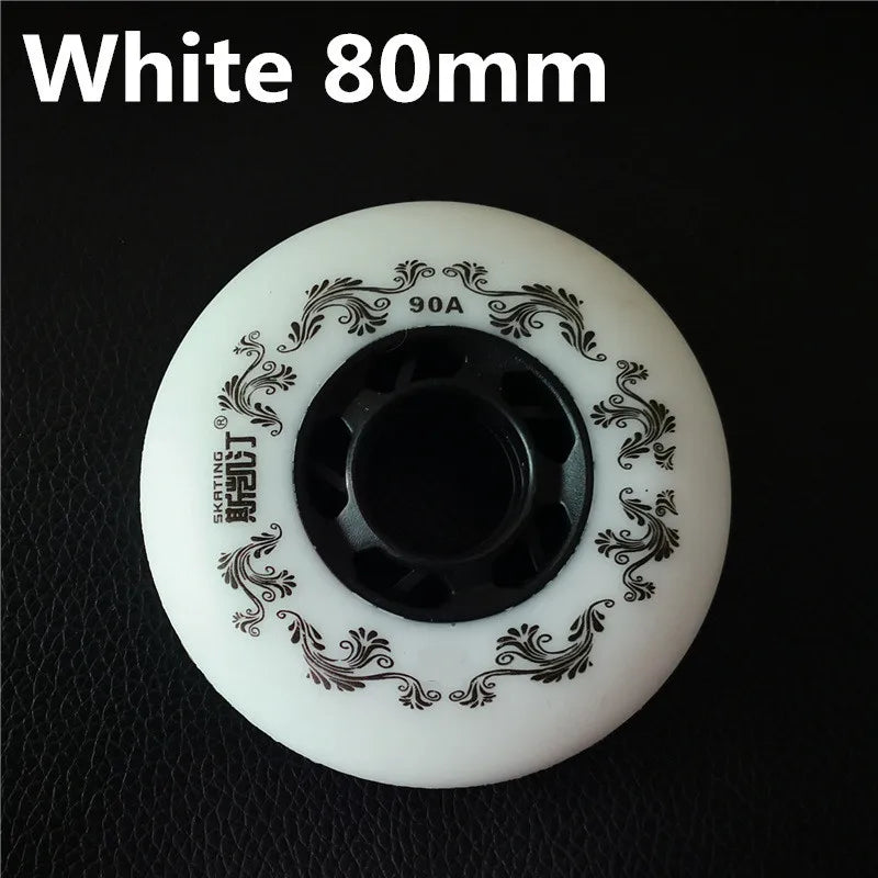 Branded SKATING 3rd 90A inline skates wheel Braking roller Blade rodas Slide Skating Ruedas for Sliding paiting