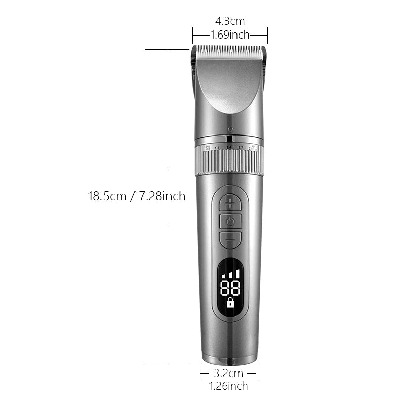 Hair Clipper Professional Hair Trimmer Barber Hair Cutting Machine Electric Shavers for Men Beard Shaving Razor Beard Trimmer