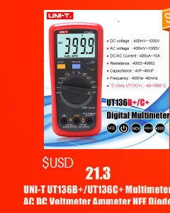UNI-T Mini Laser Distance 40/60m Range Rechargeable 3.7V Wall Area/Volume/Circumference Measurement LM40Mi LM60Mi