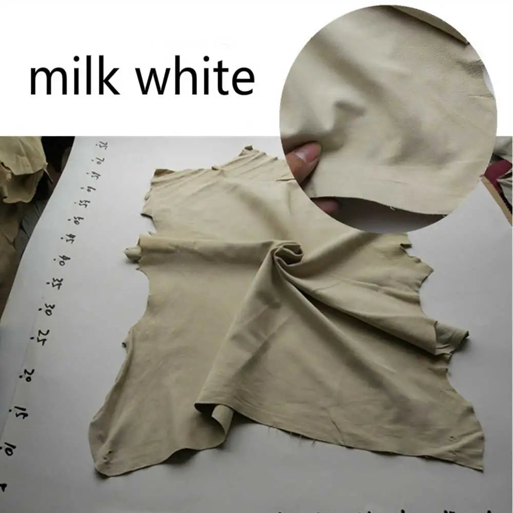 High quality Sheep goat skin real leather Genuine leather suede face soft whole skin leather material 0.4-0.6 mm thick