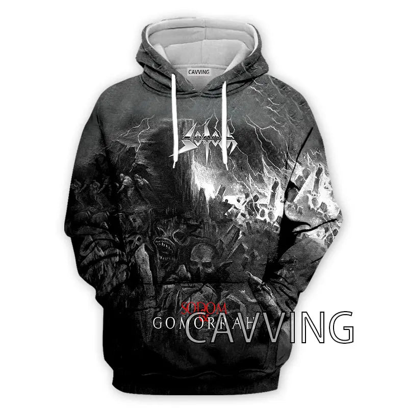 New Fashion Women/Men's  3D Print  Sodom Band  Hoodies Hooded Sweatshirts Harajuku Hoodie Sweatshirts Tops Clothing