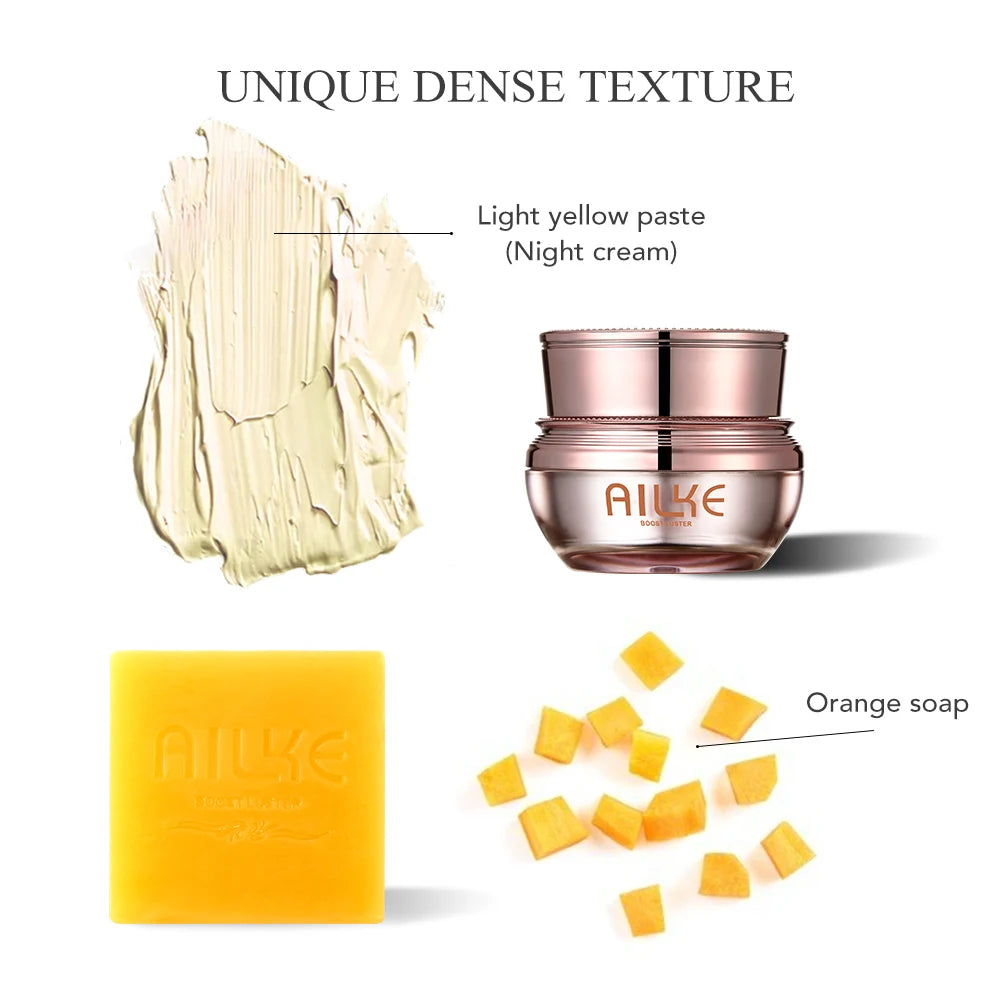 AILKE Pure Carotene 3-In-1 Skin Care Range, Clean Skin With Niacinamide, Antioxidant, Improves Dull Skin For Men and Women