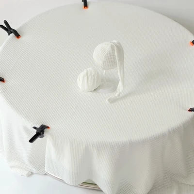 150 *150 Baby Photography Set Bebe Bean bag Background Newborn Photography Props Waffle Cloth Backdrop Frame Stand Fabrics