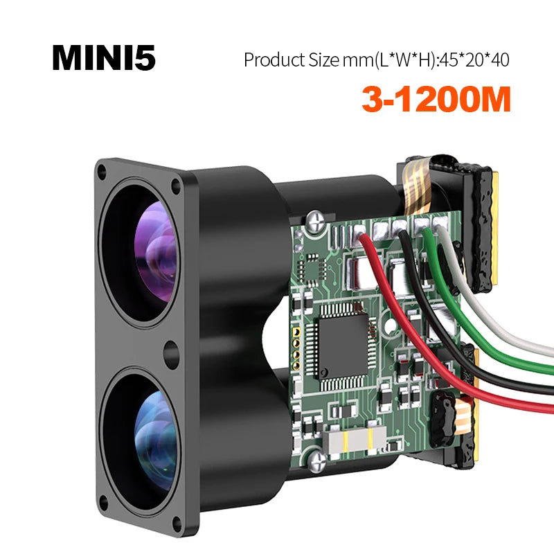 Nohawk Mini Laser Distance Meter Embedded Solid Laser Sensors Laser Range Finder Module Sensor