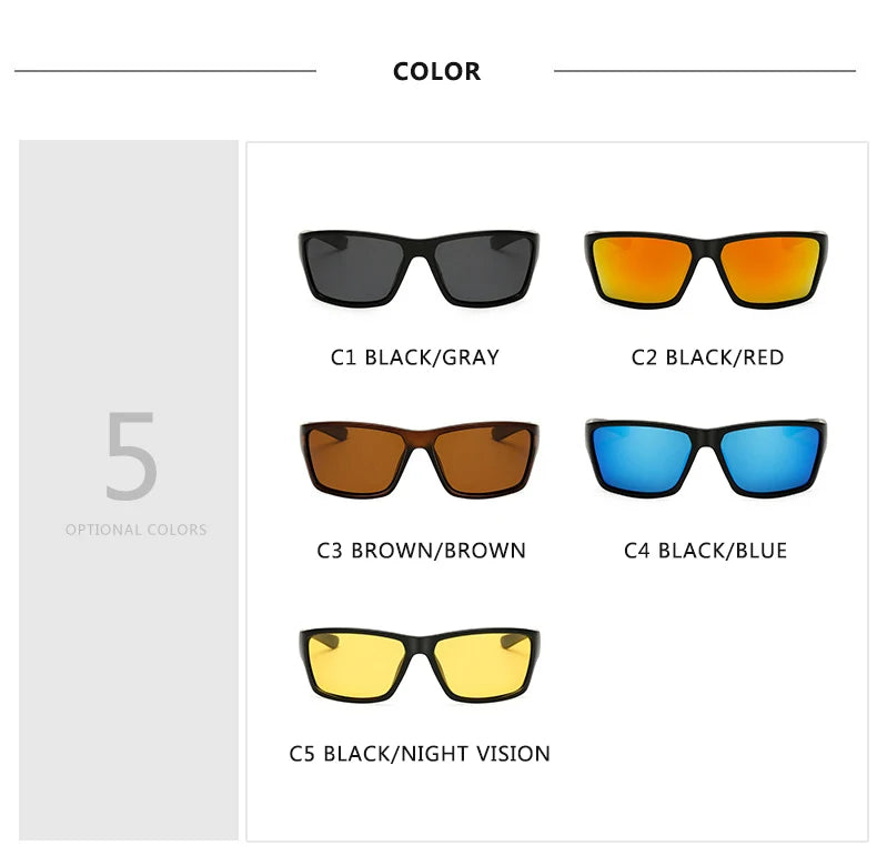 Polarized Sunglasses Men's Driving Shades Male Sun Glasses For Men Safety 2022 Luxury Brand Designer Oculos