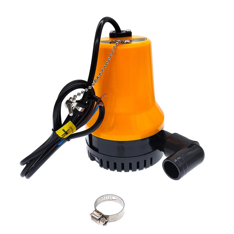 1PCS Submersible Water Pump 12V Bilge Pump Mini Cabin Drainage Pump Household Pumping circulation Electric Pump