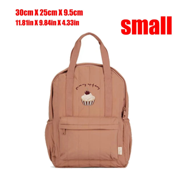 KS Baby Backpack Primary Schoolbag Kindergarten Kids Bags Brand Traveling Mom Cherry Lemon Children's Boys Girls Gift Storage