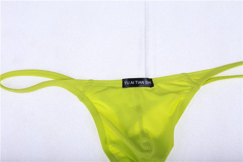 Men Thongs Men's Underwear T Back G String Briefs Sexy Breathable Solid Lingerie Jockstrap Men Panties Thong