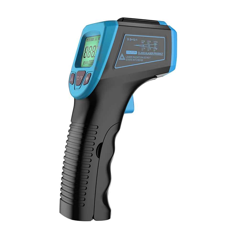 Digital Infrared Thermometer Non-Contact Pyrometer High Temperature Gun -50~600℃/-58~1112℉ Laser-Pointer Infrared IR Thermometer