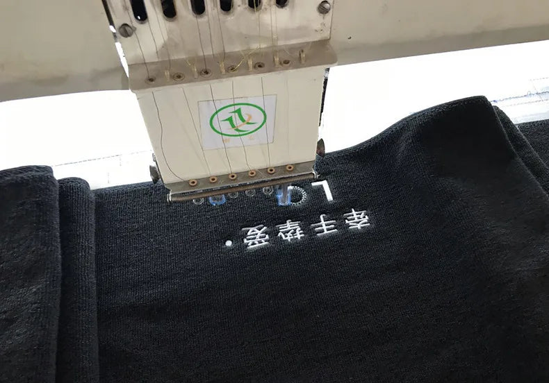 Black & White Cotton Bath & Hand Towels Custom Embroidery Logo Free Design Personalized for Hotels Resorts B&Bs Salons Spas Mass