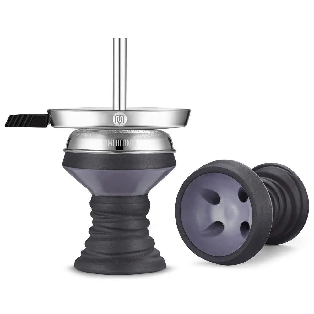 Yimi Hookah Premium Stone Shisha Head With Charcoal Holder Pipe Screen Shisha Bowl Chicha Accessories