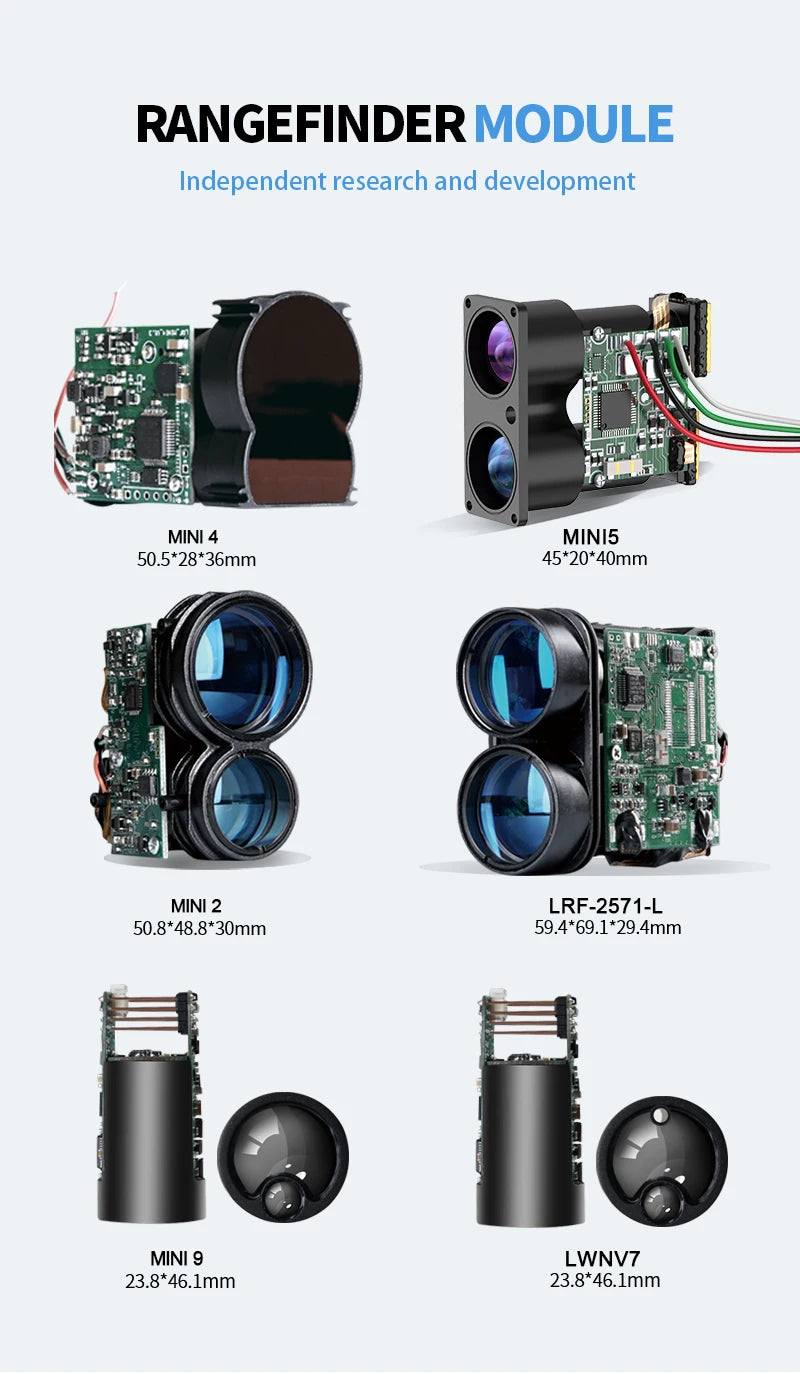 Nohawk Mini Laser Distance Meter Embedded Solid Laser Sensors Laser Range Finder Module Sensor