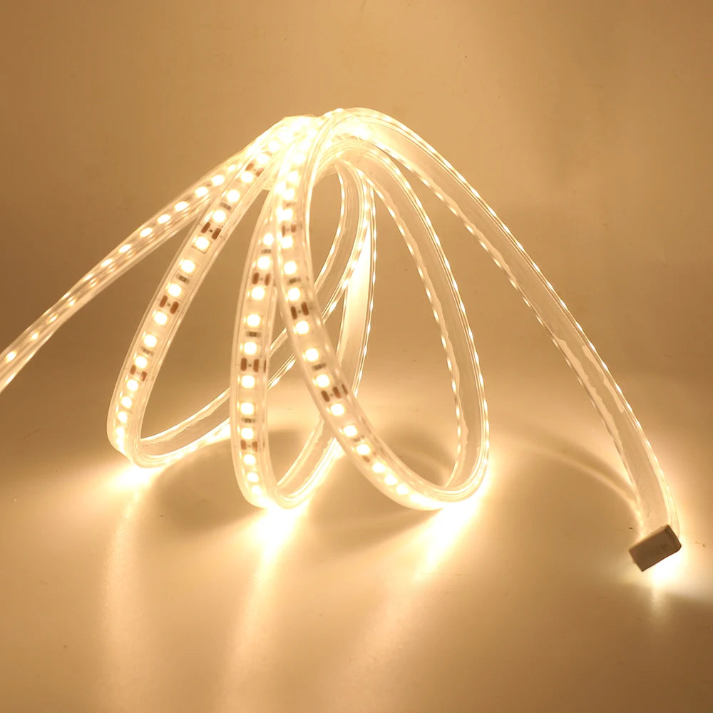 LED Strip 12V 24V Waterproof IP67 White Warm White 2835 120LEDs/m Flexible Led Tape For Outdoor Garden Decor 0.5M 1M 2M 3M 4M 5M