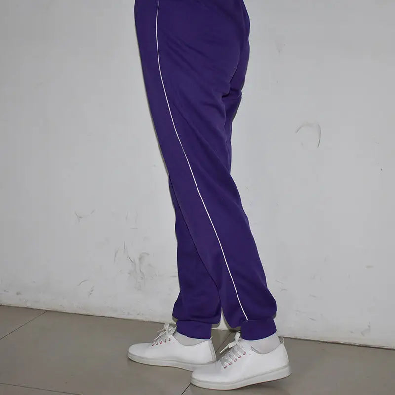 2023 Summer Men's Casual Sweatpants Men Jogger Basic Trousers Tracksuit Side Stripe Bottoms Breathable Sportswear Track Pants