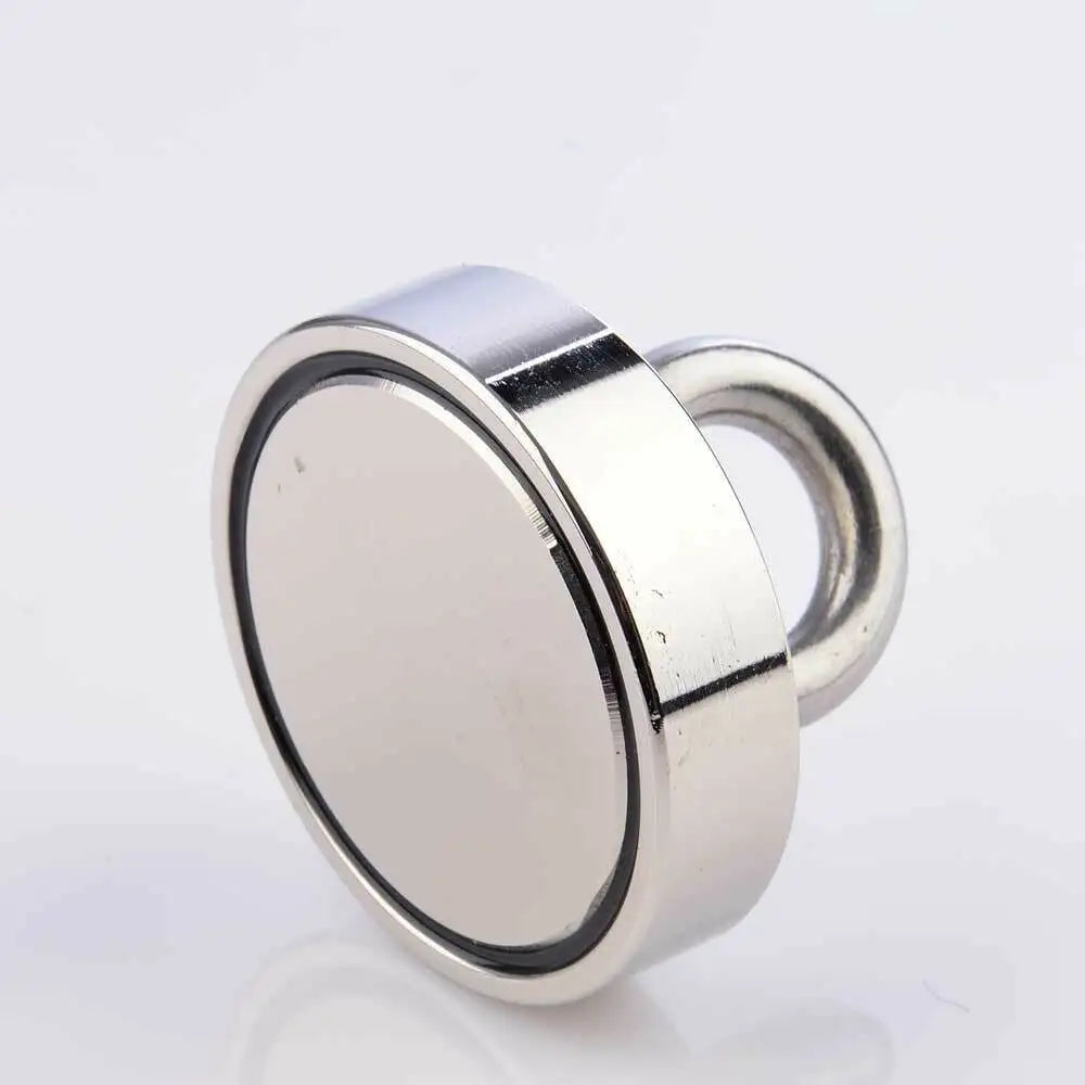 80Kg Neodymium N52 Magnet Super Strong Powerful Circular Ring Salvage Fishing NdfeB Round Magnets Magnetic Material