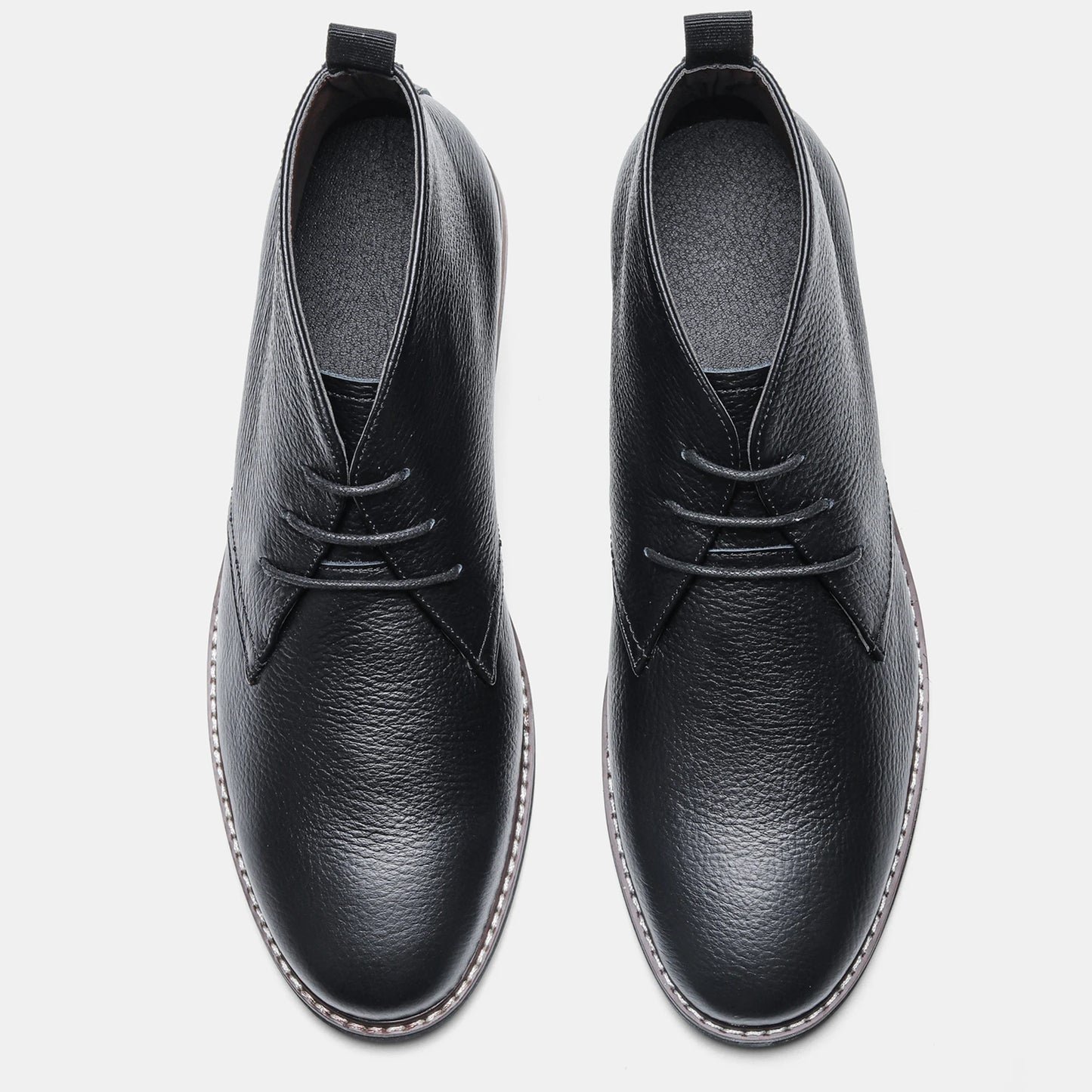 Genuine Leather  Men Boots Fashion Comfortable 2023 Brand Ankle Leather Boots #KD585