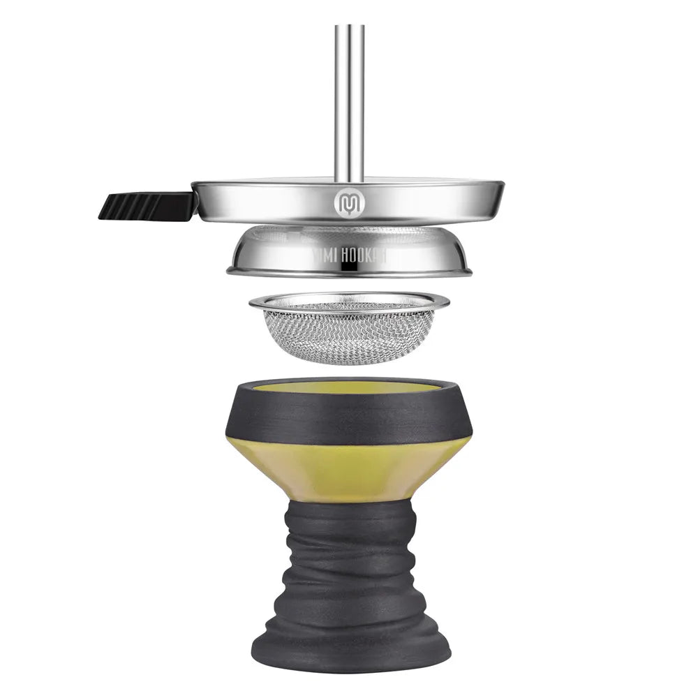 Yimi Hookah Premium Stone Shisha Head With Charcoal Holder Pipe Screen Shisha Bowl Chicha Accessories