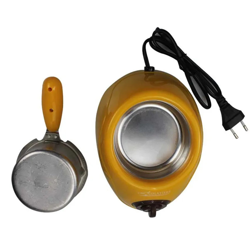 EU plug Chocolate Melting Machine Electric Heating Candy Cheese Pot Baking DIY Cookies Fondue Pot Handmade Soap Melting Furnace