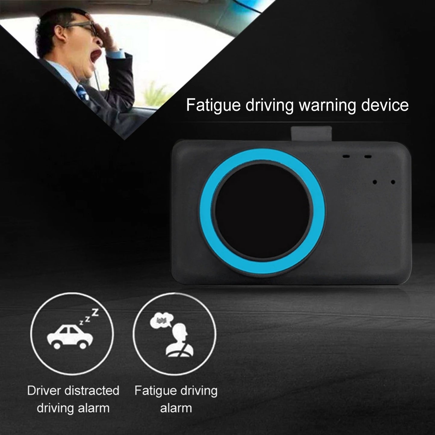 Car Accessories Fatigue Warning Alarm Device Head Up Driving Safe System for Truck Drivers Long-Distance Trip Prevent Drowsiness
