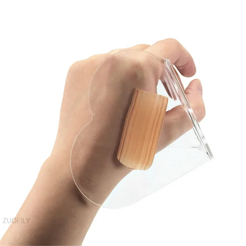 1PC Acrylic Clear Makeup Palette Tool Foundation Eyeshadow Palette Nail Art Painting DIY Mixing Watercolor Makeup Palette Tool