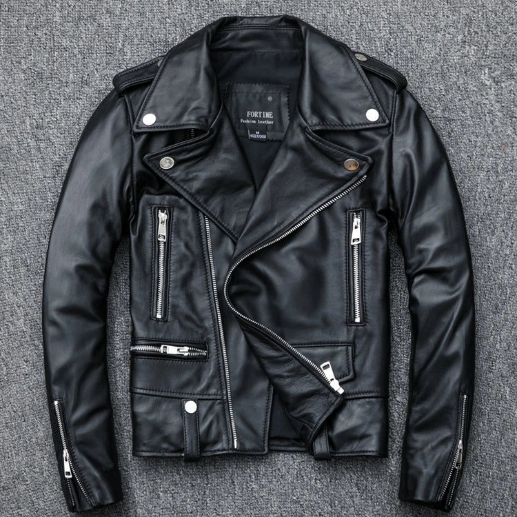 CC Shop Best,Sales.Popular woman slim fit genuine leather jacket.fashion motor rider sheepskin coat.soft leather cloth.패션