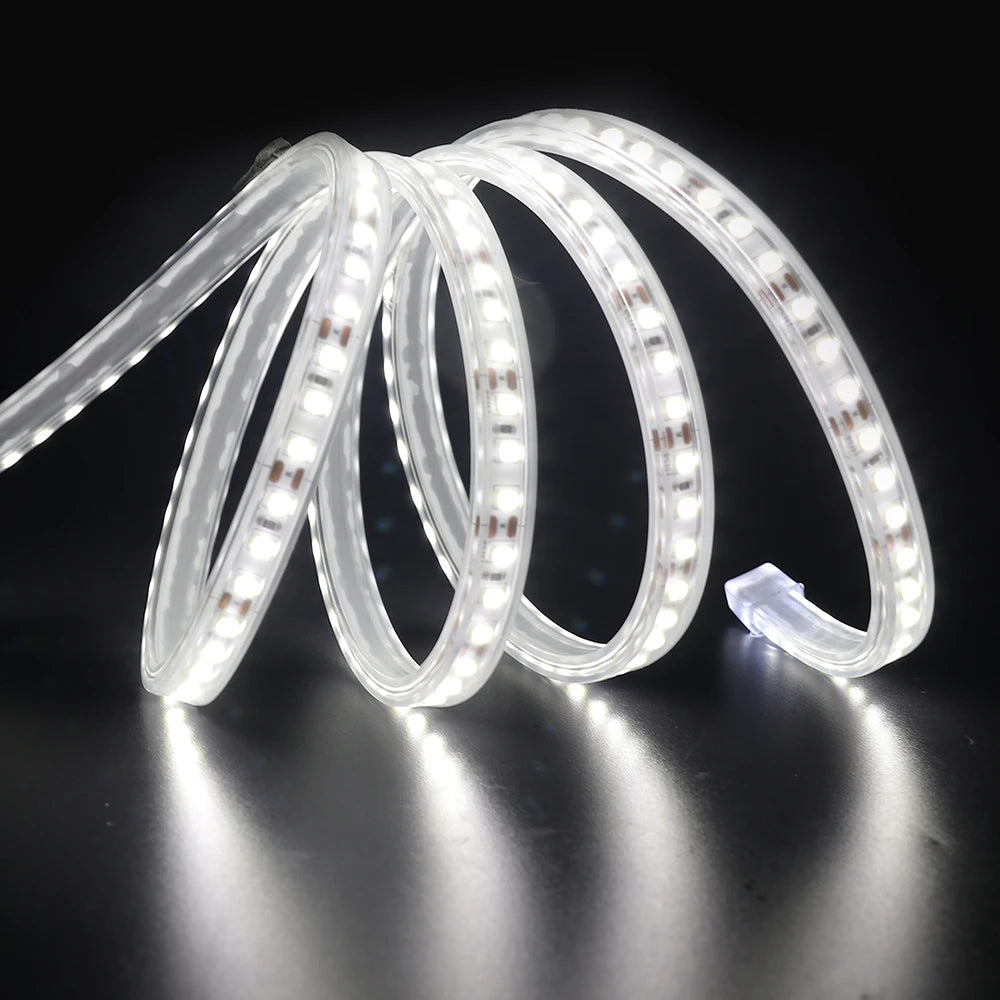 LED Strip 12V 24V Waterproof IP67 White Warm White 2835 120LEDs/m Flexible Led Tape For Outdoor Garden Decor 0.5M 1M 2M 3M 4M 5M