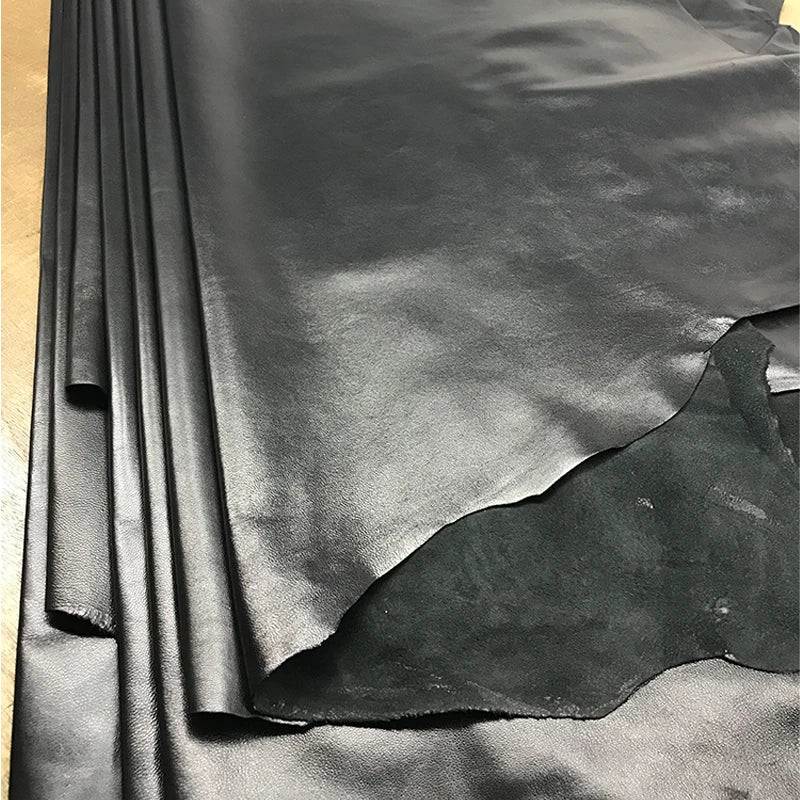 black washed goat real grain leather quality A grade genuine leather soft sheep skin whole spelt leather for gloves clothing