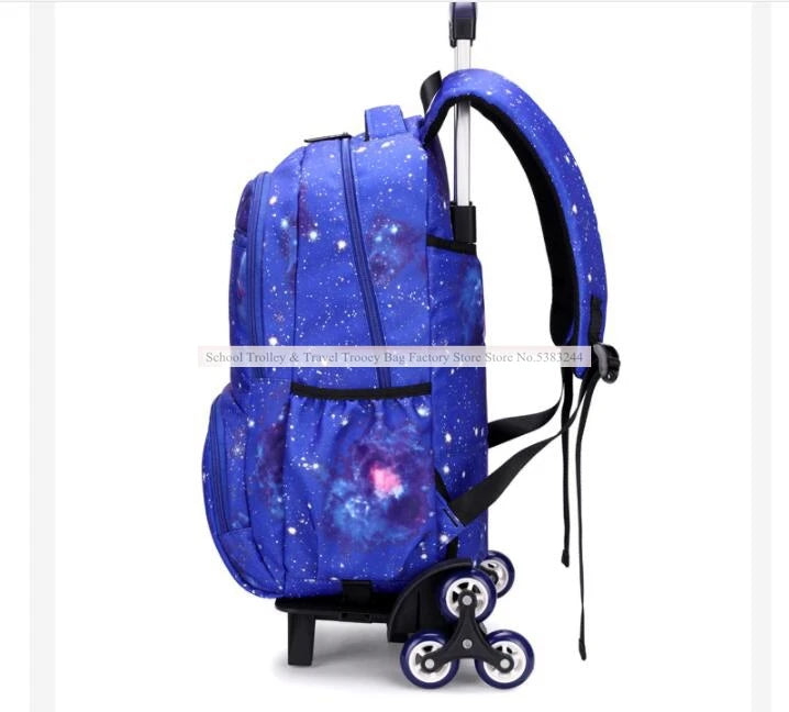 Schoolbag with wheels School wheeled backpack for boys Children School trolley bags travel luggage School Rolling backpack Bags