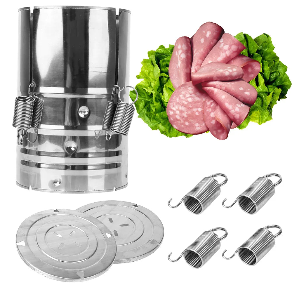 Ham Press Maker Kitchen Gadgets Kitchen Accessories Stainless Steel Round Shape Press Machine for Making Meat Tool
