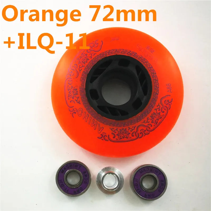 Branded SKATING 3rd 90A inline skates wheel Braking roller Blade rodas Slide Skating Ruedas for Sliding paiting