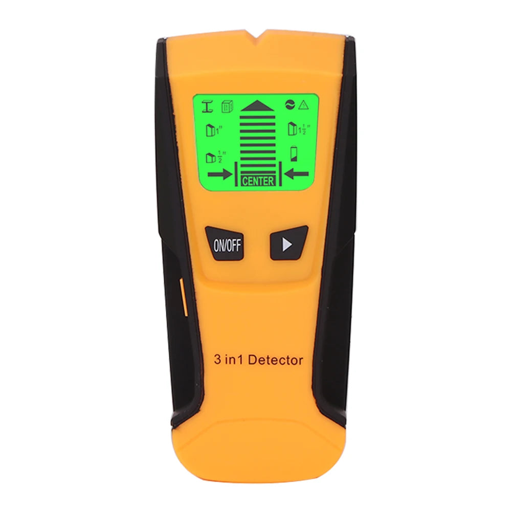 3 in 1 Wall Metal Detector Depth Professional Find Metal Wood Studs AC Voltage Live Wire Detect Wall Scanner Electric Box Finder