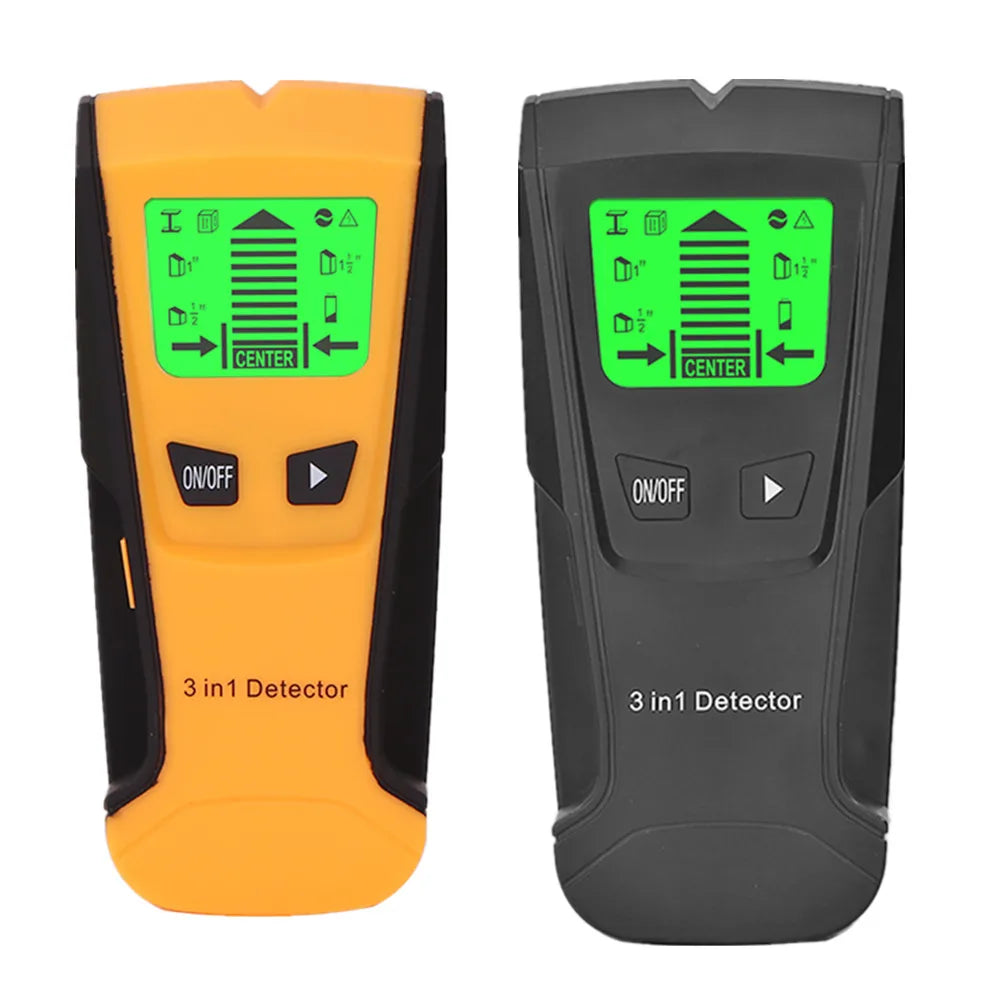 3 in 1 Wall Metal Detector Depth Professional Find Metal Wood Studs AC Voltage Live Wire Detect Wall Scanner Electric Box Finder