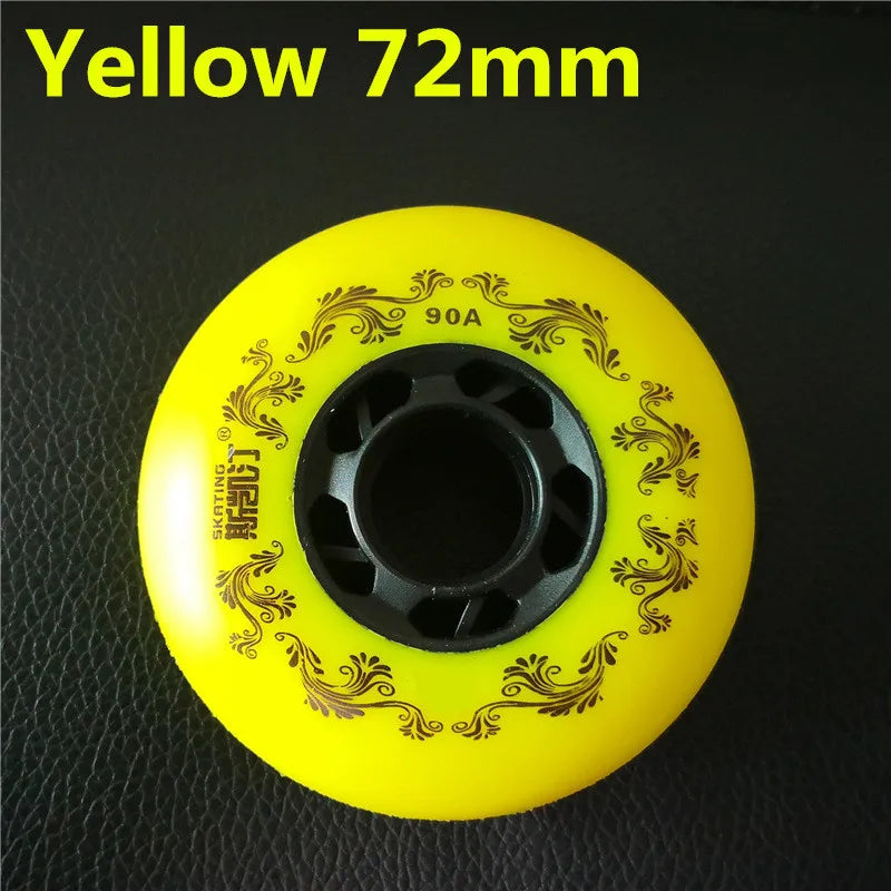 Branded SKATING 3rd 90A inline skates wheel Braking roller Blade rodas Slide Skating Ruedas for Sliding paiting