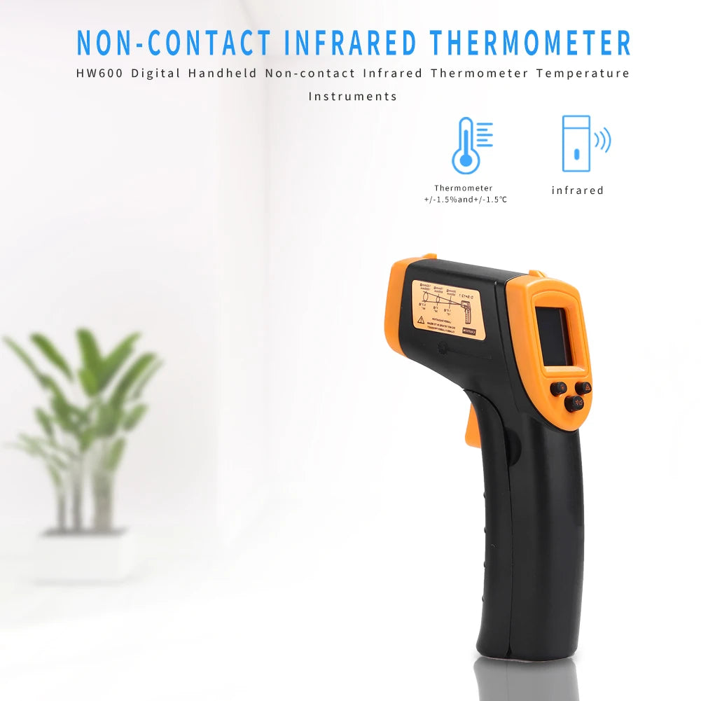 Digital Infrared Thermometer -50~600℃ GM320/GM320S/HW600/HW550 LCD Display Contactless Thermometer Pyrometer IR Laser Point