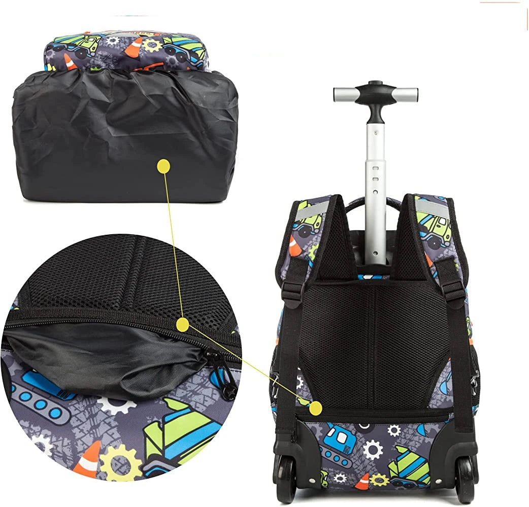 Kids School Rolling Backpack Bag for girls School Trolley Bag for boys Laptop Trolley Backpack Bag Children Rolling luggage Bags