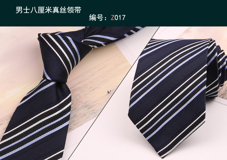 8cm Adult Silk Neckties for Mens Suits Wedding Neck Ties Retro Striped Corbatas Gravata Neckwear Gentleman Gravatas Tie