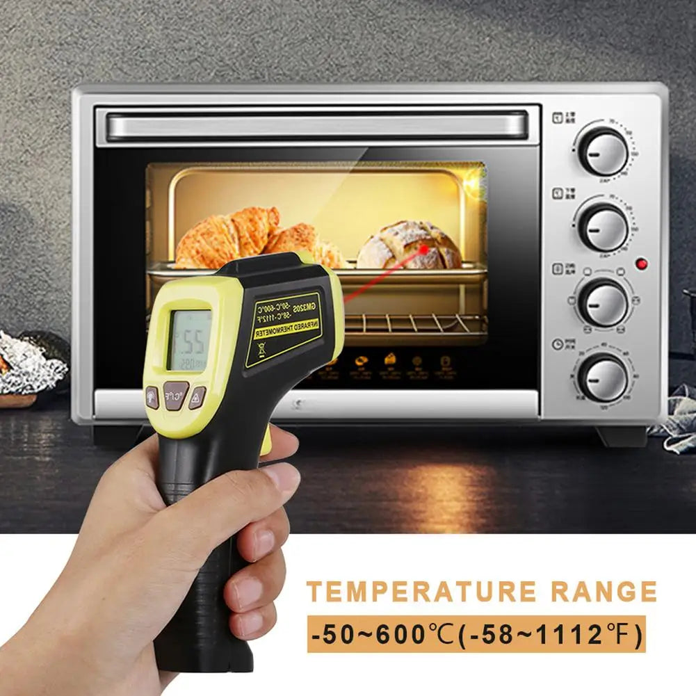 Digital Infrared Thermometer Non Contact Laser IR Temperature LCD DisplayPyrometer Tester Industrial Temperature Instrument