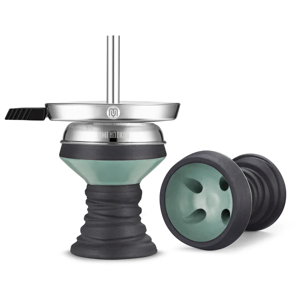 Yimi Hookah Premium Stone Shisha Head With Charcoal Holder Pipe Screen Shisha Bowl Chicha Accessories