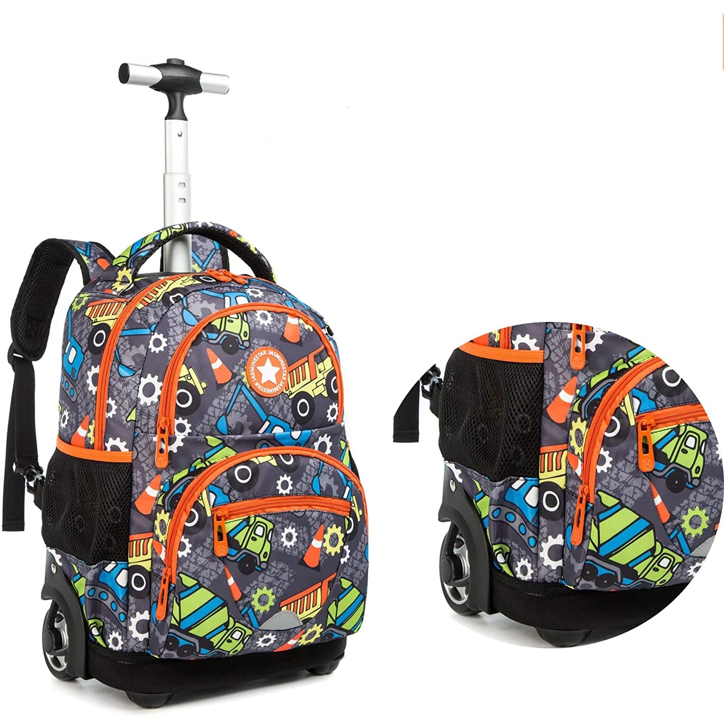 Kids School Rolling Backpack Bag for girls School Trolley Bag for boys Laptop Trolley Backpack Bag Children Rolling luggage Bags