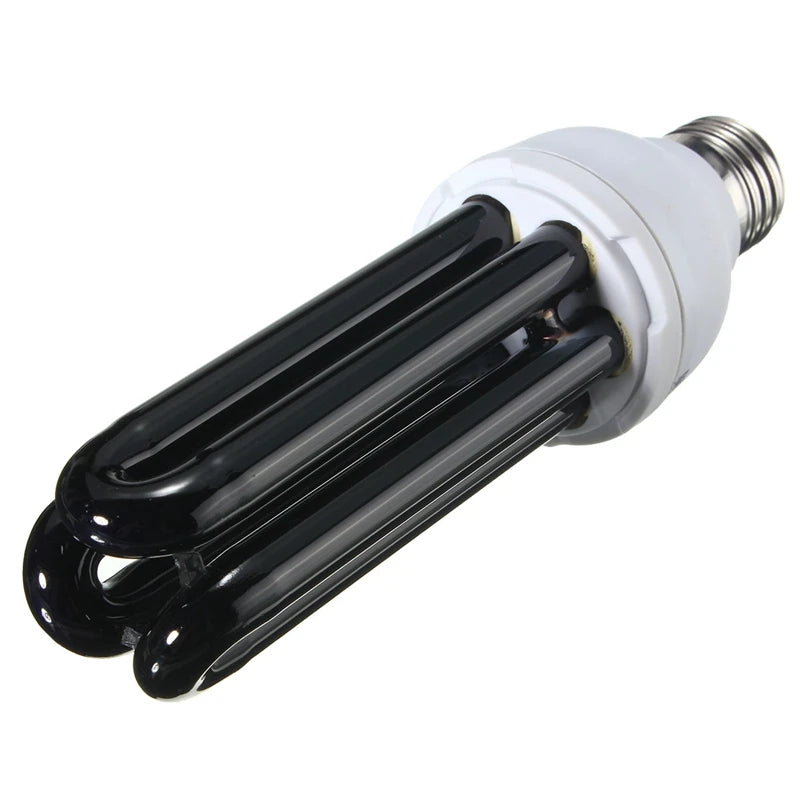 15W 20W 30W 40W E27 UV Light Bulb AC220V  Straight Low Energy Ultraviolet Fluorescent Black Light CFL Violet  Detection Lamp