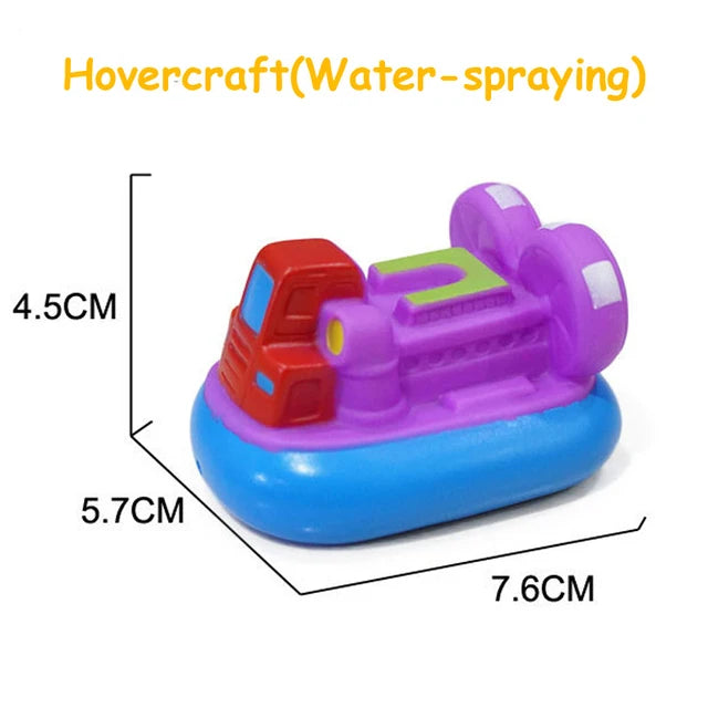 Water Toys Cartoon Classic Shower Bath Toy Cars Train Boats Bathroom Swimming Bathing Shower Educational Toys For Kids Gift