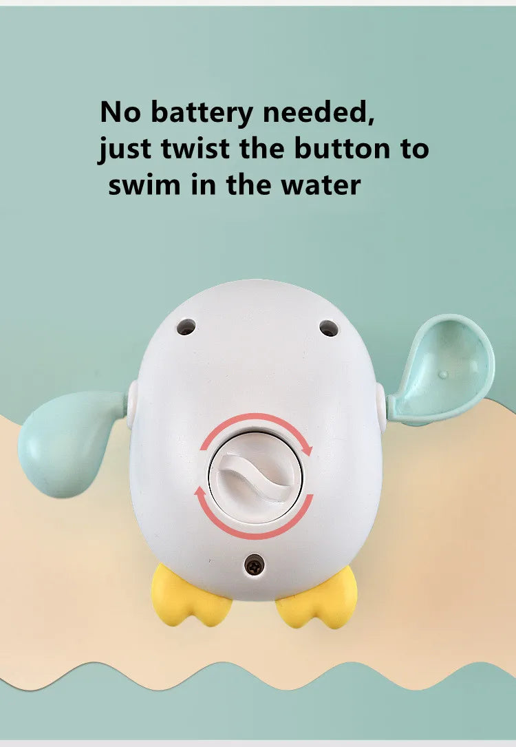 New Baby Bath Toys Cartoon Kids Learning Cognition Cute Animal Swimming Frogs Tortoise Crab Classic Baby Water Toy For Children