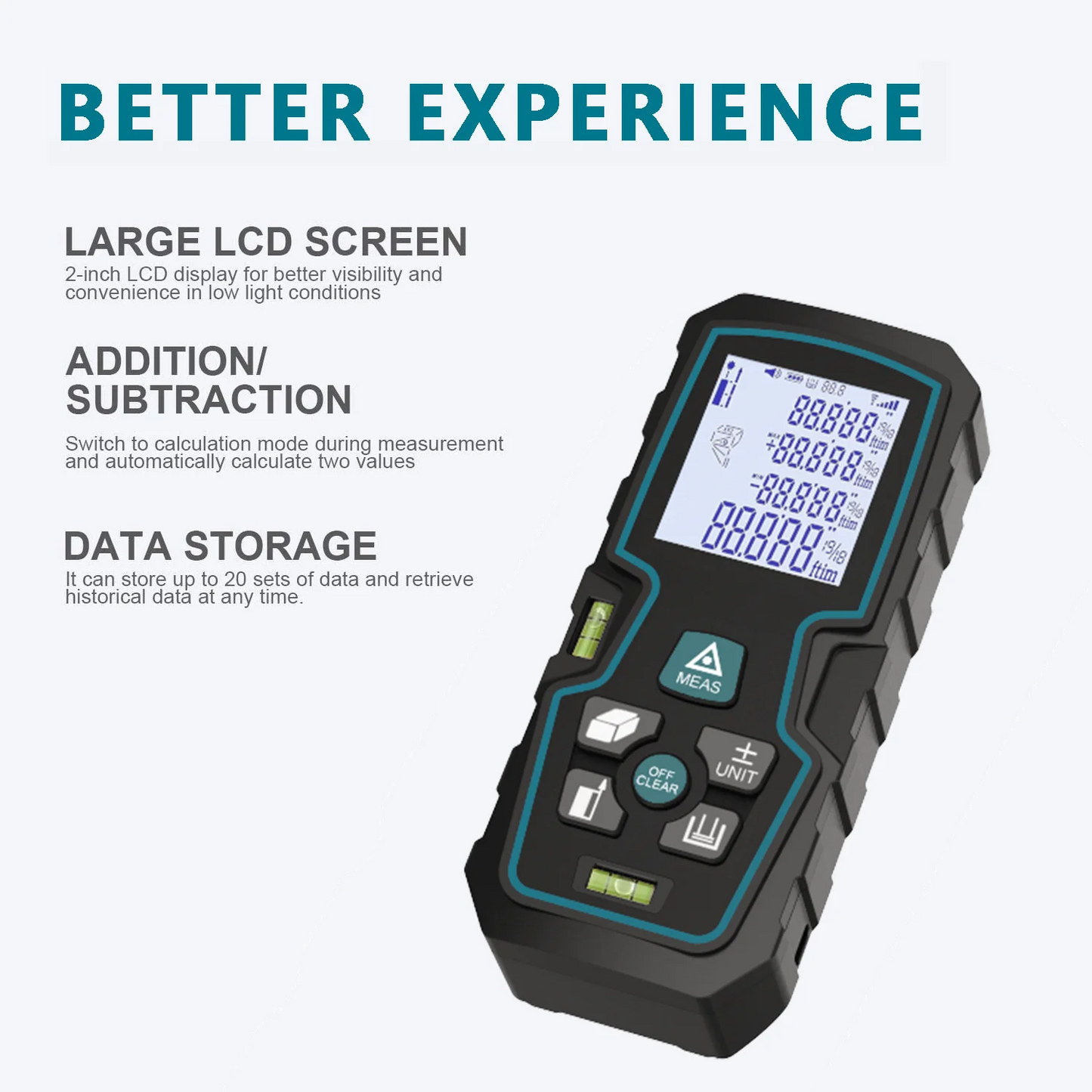 Laser Rangefinder 120M 100M 70M 50M Laser Finder IP54 Digital Laser Distance Meter Laser Meter Laser Measuring Tape 50% Off