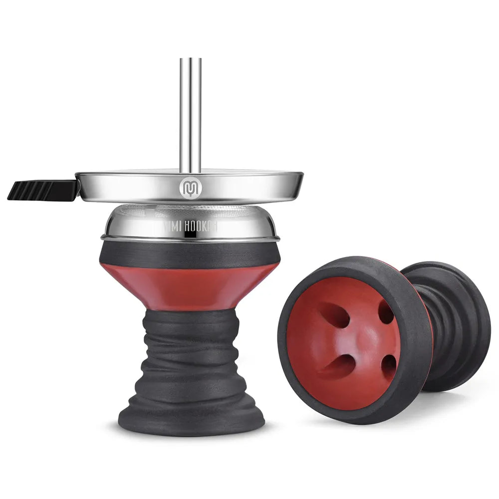 Yimi Hookah Premium Stone Shisha Head With Charcoal Holder Pipe Screen Shisha Bowl Chicha Accessories