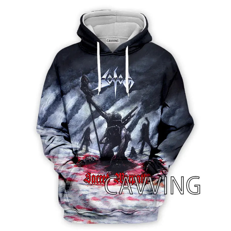 New Fashion Women/Men's  3D Print  Sodom Band  Hoodies Hooded Sweatshirts Harajuku Hoodie Sweatshirts Tops Clothing