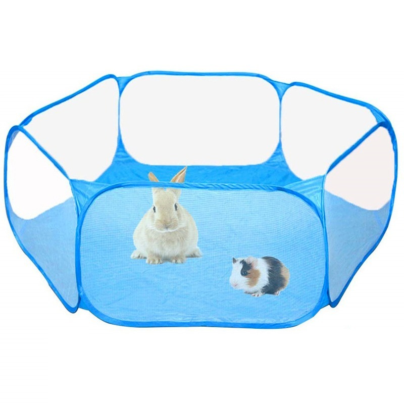 Pet Playpen Portable fashion Open Indoor / Outdoor Small Animal Cage Game Playground Fence for Hamster Chinchillas Guinea- PigsF